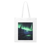 UDFKGLP Northern Lights Pattern Woman Canvas Tote Bag Strong and durable for traveling, shopping, Daily One Size