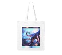 UDFKGLP octopuses Pattern Woman Canvas Tote Bag Strong and durable for traveling, shopping, Daily One Size
