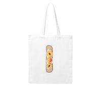 UDFKGLP Peaches on bread Pattern Woman Canvas Tote Bag Strong and durable for traveling, shopping, Daily One Size
