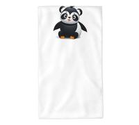 UDFKGLP Penguin and Panda Hybrid Pattern Towel Towels 27.5x16in Skin-Friendly Absorbent Fluffy and Soft for Bathroom, Beach, Outdoors