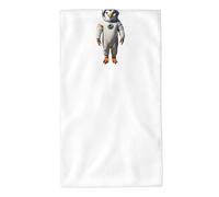 UDFKGLP Penguin Astronaut Pattern Towel Towels 27.5x16in Skin-Friendly Absorbent Fluffy and Soft for Bathroom, Beach, Outdoors