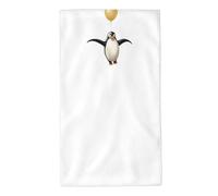 UDFKGLP Penguin Balloon Floating in The air Pattern Towel Towels 27.5x16in Skin-Friendly Absorbent Fluffy and Soft for Bathroom, Beach, Outdoors