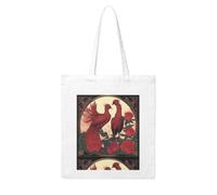 UDFKGLP Phoenix and Rose Pattern Woman Canvas Tote Bag Strong and durable for traveling, shopping, Daily One Size