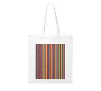 UDFKGLP Rainbow Color stripe Pattern Woman Canvas Tote Bag Strong and durable for traveling, shopping, Daily One Size