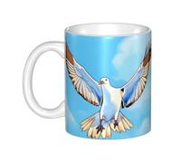 UDFKGLP Seagulls in flight Pattern mug ceramic Mugs for cappuccino, latte, cereal, yogurt, milk, hot or cold drinks Micro-wave oven