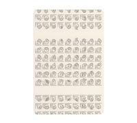 UDFKGLP Sign Language Alphabet Pattern Tin decorative painting 8x12in Made of tinplate, wear-resistant and durable