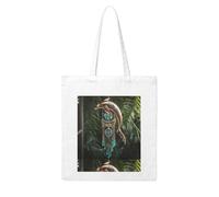 UDFKGLP Super beautiful dolphin wind chime Pattern Woman Canvas Tote Bag Strong and durable for traveling, shopping, Daily One Size
