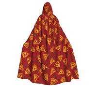 UDFKGLP tasty pizza Pattern Adult Hooded Cloak is a super large, comfortable, and durable Halloween hooded poncho