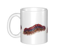 UDFKGLP Terrible centipede Pattern mug ceramic Mugs for cappuccino, latte, cereal, yogurt, milk, hot or cold drinks Micro-wave oven