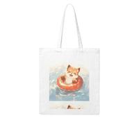 UDFKGLP The Adventures of Little Fox Pattern Woman Canvas Tote Bag Strong and durable for traveling, shopping, Daily One Size