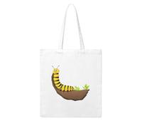 UDFKGLP The adventurous caterpillar Pattern Woman Canvas Tote Bag Strong and durable for traveling, shopping, Daily One Size
