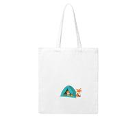 UDFKGLP The boy and the fox in the tent Pattern Woman Canvas Tote Bag Strong and durable for traveling, shopping, Daily One Size
