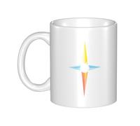 UDFKGLP The brightest star in the sky Pattern mug ceramic Mugs for cappuccino, latte, cereal, yogurt, milk, hot or cold drinks Micro-wave oven