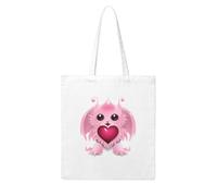 UDFKGLP The cute little devil with big eyes Pattern Woman Canvas Tote Bag Strong and durable for traveling, shopping, Daily One Size