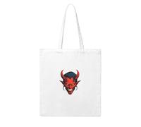 UDFKGLP The devil's face Pattern Woman Canvas Tote Bag Strong and durable for traveling, shopping, Daily One Size