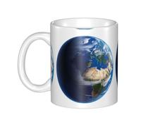 UDFKGLP The Earth of Hope Pattern mug ceramic Mugs for cappuccino, latte, cereal, yogurt, milk, hot or cold drinks Micro-wave oven