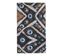 UDFKGLP The Evil Eye Looked Pattern Towel Towels 27.5x16in Skin-Friendly Absorbent Fluffy and Soft for Bathroom, Beach, Outdoors