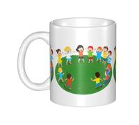 UDFKGLP The friend who spins in circles Pattern mug ceramic Mugs for cappuccino, latte, cereal, yogurt, milk, hot or cold drinks Micro-wave oven