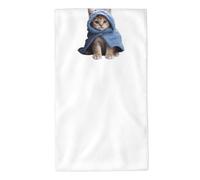UDFKGLP The Gentle Little Orange cat Pattern Towel Towels 27.5x16in Skin-Friendly Absorbent Fluffy and Soft for Bathroom, Beach, Outdoors