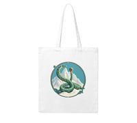 UDFKGLP The giant snake guarding the mountain Pattern Woman Canvas Tote Bag Strong and durable for traveling, shopping, Daily One Size