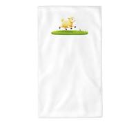 UDFKGLP The Golden Little Sheep is Jumping Pattern Towel Towels 27.5x16in Skin-Friendly Absorbent Fluffy and Soft for Bathroom, Beach, Outdoors