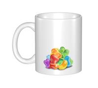 UDFKGLP The joy of childhood Pattern mug ceramic Mugs for cappuccino, latte, cereal, yogurt, milk, hot or cold drinks Micro-wave oven
