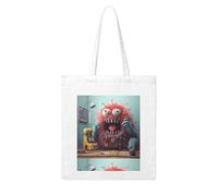 UDFKGLP The little monster calling Pattern Woman Canvas Tote Bag Strong and durable for traveling, shopping, Daily One Size