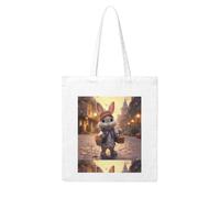 UDFKGLP The little rabbit with candy Pattern Woman Canvas Tote Bag Strong and durable for traveling, shopping, Daily One Size