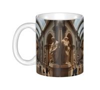 UDFKGLP The Metropolitan Museum of Art in New York Pattern mug ceramic Mugs for cappuccino, latte, cereal, yogurt, milk, hot or cold drinks Micro-wave oven