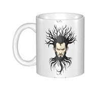 UDFKGLP The Obsessed Grandpa Pattern mug ceramic Mugs for cappuccino, latte, cereal, yogurt, milk, hot or cold drinks Micro-wave oven