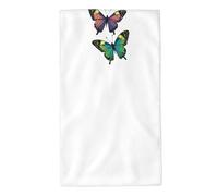 UDFKGLP The Opposite Butterfly Pattern Towel Towels 27.5x16in Skin-Friendly Absorbent Fluffy and Soft for Bathroom, Beach, Outdoors