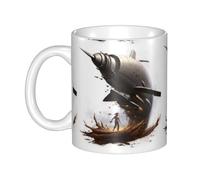 UDFKGLP The power of a tornado Pattern mug ceramic Mugs for cappuccino, latte, cereal, yogurt, milk, hot or cold drinks Micro-wave oven