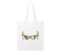 UDFKGLP The scenery in the sunglasses Pattern Woman Canvas Tote Bag Strong and durable for traveling, shopping, Daily One Size
