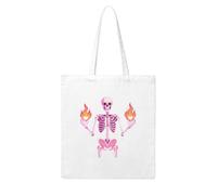 UDFKGLP The Skeleton that Controls Desire Pattern Woman Canvas Tote Bag Strong and durable for traveling, shopping, Daily One Size