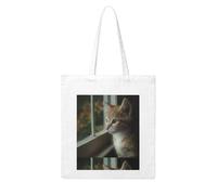 UDFKGLP The Thinker at the Window Pattern Woman Canvas Tote Bag Strong and durable for traveling, shopping, Daily One Size