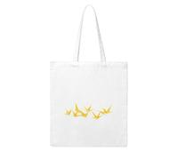 UDFKGLP Thousand paper cranes in the sun Pattern Woman Canvas Tote Bag Strong and durable for traveling, shopping, Daily One Size