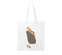 UDFKGLP Tiger on the cliff Pattern Woman Canvas Tote Bag Strong and durable for traveling, shopping, Daily One Size