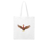 UDFKGLP Turkey spreading its wings Pattern Woman Canvas Tote Bag Strong and durable for traveling, shopping, Daily One Size