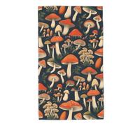 UDFKGLP Vintage Edible Mushrooms Pattern Towel Towels 27.5x16in Skin-Friendly Absorbent Fluffy and Soft for Bathroom, Beach, Outdoors