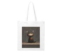 UDFKGLP Waiting Kittens Pattern Woman Canvas Tote Bag Strong and durable for traveling, shopping, Daily One Size