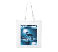 UDFKGLP Wolf on snowy mountain Pattern Woman Canvas Tote Bag Strong and durable for traveling, shopping, Daily One Size