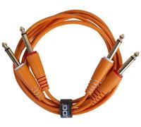 UDG 1.5m Orange Straight 1/4'' Jack to Jack Audio Cable, Compatible with Amplifier, Mixer