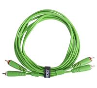 UDG 2 x RCA - 2 x RCA Cable Straight 1.5m (Green)