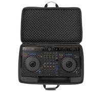 UDG Creator Hardcase AlphaTheta DDJ-GRV6, Black (U8329BL) | Compression-moulded EVA shell; precision-cut foam insert; water-repellent nylon exterior; touring-grade