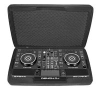 UDG DJ Controller Case for Denon DJ SC LIVE 2, Black | Compression-moulded EVA shell; precision-cut foam insert; water-repellent nylon exterior; touring-grade