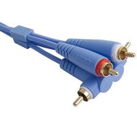 UDG Ultimate Audio Cable 2x RCA Straight-Angled 3m, Light Blue (U97005LB)