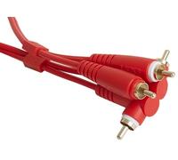 UDG Ultimate Audio Cable 2x RCA Straight-Angled 3m, Red (U97005RD)