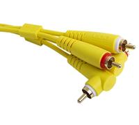 UDG Ultimate Cable (RCA Straight - RCA Angled) Yellow 3m