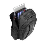 UDG Ultimate Backpack for DJ, Black Orange (U9102BL/OR) | Carry controller, 17 inch laptop and accessories safely; padded compartments in water-resistant nylon