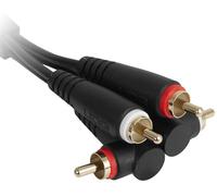UDG Ultimate Cable (RCA Straight - RCA Angled) Black 3m